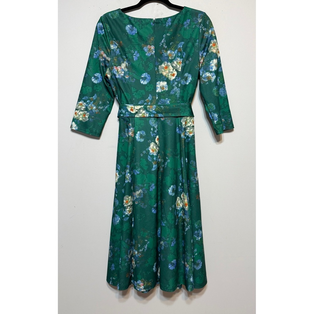 Dress Tells Cottagecore Floral A Line Midi Dress Womens Size Large Retro Garden - Picture 3 of 9